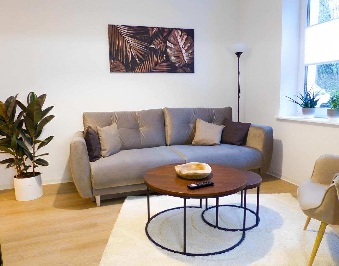 Modernes Apartment Mit Queensize-Bett, Netflix, Kueche, Erdgeschoss, Naehe Ameos Klinik Aschersleben Exterior photo